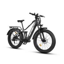 RATTAN Pathfinder Pro 26*4 Colių Off-Road Padangos Elektrinis Dviratis 750W Variklis 48V18AH Baterija Kasdieniam Važiavimui 80-120KM Nuotolis Elektrinis Dviratis Su Sėdyne pilka