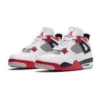 Air Jordan 4 Fire Red vidutinio aukščio retro AJ4 2020 vyriški DC7770-160 EU 41 white