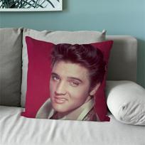 Dainininkas E-Elvis Muzika P-Presley Pagalvės užvalkalas Sofai Lovos spintelė Miegamasis Atlošas Gyvenamasis Biuras Pagalvėlė Spausdinta Kvadratinė Daugybė 16x16Inch