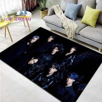 Kpop Bangtan Boys BTS Kilimas Kilimas Vaikų Kilimėliai Svetainės Arbatos Stalo Kilimėliai Miegamojo Kilimas Plaunami Grindų Kilimėliai Namų Zonos Kilimėlis 40cm x 60cm
