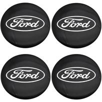 Naujas 2026 m. automobilio lipdukas Ford Naujas 2025 m. Karštas 4 vnt. 3D 56 mm 60 mm 65 mm 68 mm Ford logotipas automobilio emblema Ratlankio centrinis dangtelis auto Ratlankio patobulinimas dulkės 56mm black cap