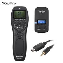 YouPro MC-292 E3 2.4G belaidis nuotolinio valdymo pultas LCD laikmačio užrakto atleidimo siųstuvo imtuvas 32 S2 shutter cable