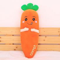 1vnt Animacinių filmų Smile Morkų pliušinis žaislas Mielas modeliavimas Daržovių morkų pagalvės lėlės įdaryti minkšti žaislai vaikams Dovana 100cm