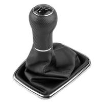POSSBAY naujo automobilio tipo 5 greičių 12 mm / 23 mm pavarų perjungimo rankenėlė odinė bagažinė, skirta Volkswagen Golf 4/Bora-1999-2005 23mm
