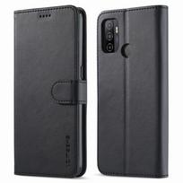 Telefono dėklas, skirtas OPPO A53 2020 dėklui, atverčiamas piniginės magnetinis dangtelis, skirtas OPPO A32 A33 A53S 2020 dėklo knygelės stiliaus odinis kortelių laikiklis For OPPO A53 2020 juoda