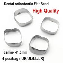 40 vnt./ 20 vnt. Dantų ortodontinis plokščias žiedas 32 mm - 41,5 mm UR/UL/LL/LR Medžiaga 5 bags 20pcs）32mm