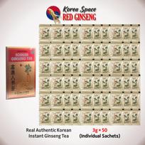 [Korea Ginseng Buleebang Co.] Tikra autentiška korėjietiška greitai paruošiama ženšenio arbata (Atskiri paketėliai) 50 Individual Sachets