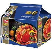 Nissin greito paruošimo makaronai Tailandietiški firminiai kepti kario jūros krabo skonio (Sausas tipas) 73 g. x 5 / 10 / 15 / 20 vnt 73 g. x 5 pcs