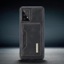 Verslo odinė piniginė krepšys dėklas Samsung Galaxy A53 5g A 53 A73 A33 A13 A 33 73 13 Pilna apsauga Kortelių laikiklis Telefono dėklas for Galaxy A53 5G juoda