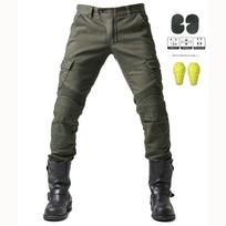 Motocross Racing džinsinės motociklų kelnės su apsauginiais įklotais įranga XXXL