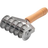 1 vnt medinės rankenos nerūdijančio plieno vielos piešimo peilis Picos pyrago nėrinių sąsajos peilis šešių ratų picos ritininis peilis kepimo įrankiai wood handle