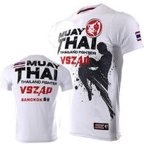 Vyriški Muay Thai marškinėliai vasarai, kvėpuojantys, greitai džiūstantys, bėgiojimui, fitnesui, sportui, trumpomis rankovėmis, lauko, boksui, imtynėms, sportiniai kostiumai XL