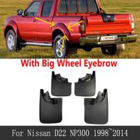 Mudguards For Nissan Navara D22 Datsun Frontier NP300 4x4 1998~2014 Mudflaps Fender Flares Mud Splash Guards Cover wheel eyebrow