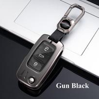 Naujas cinko lydinio automobilio rakto dangtelis skirtas Volkswagen Polo Tiguan Passat B5 B6 B7 Golf 4 5 6 MK6 7 Jetta Lavida Golf7 A Style juoda