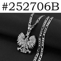 Anniyo Lenkijos simbolis Eagle pakabukai karoliai moterims, vyrai, Lenkijos lenkų papuošalai 45cm