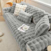 Storas triušio pliušinis sofos užvalkalas Universalus neslystantis itin minkštas sofos rankšluosčio sofos pagalvėlė, skirta svetainei modernus namų dekoras 1xpillowcase 30x50cm