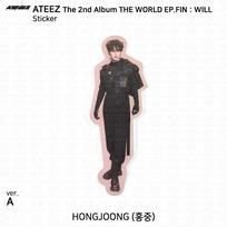 ATEEZ 2-asis albumas WORLD EP.FIN WILL Fotokortelės lipdukas A ver. KPOP K-POP Wooyoung - #A Photocard