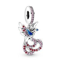 S925 sterlingas sidabro mitinis feniksas ladybug pakabukai tinka originaliam apyrankės pasidaryk pats papuošalai moterims dovanos