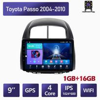 Android 2 Din Car Multimedia Player Toyota Passo 2004-2010 Daihatsu Boon Sirion Subaru Head Unit Stereo Carplay GPS navigacija BT WIFI 2+32GB 1+16GB
