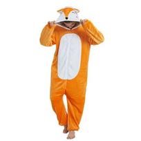 „Fox Kigurumi Anime Onesie“ bendra animacinių filmų miegmaišis pižama, vienpusė suaugusių moterų žiemos kostiumų festivalio apranga S (fit145cm-156cm)
