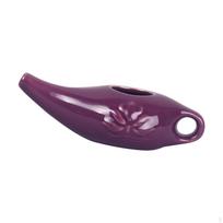 Ceramic Neti Pot Nasal Irrigator Easy to Clean Durable Cleansing Nose Cleaner for violetinė