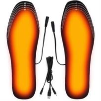 Pjaustomas USB šildomas vidpadis, pėdų šildytuvas, elektrinis šildomas vidpadis Size 35-40