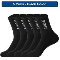 5 poros vyriškos kojinės kvėpuojančios sportinės kojinės vyriškos laisvalaikio atletiškas pavasario ruduo Naujiena vyrams Aukštos kokybės plius dydis 38-45 EUR EUR38-45 balta