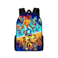 Crash Bandicoot Anime Animacinis Animacinis Aplinkinis Vaikų Kuprinė Mokyklai Pradinių ir Vidurinių Mokyklų Mokinių Kuprinė Didelės Talpos