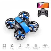 Naujas Mini Drone 4k Professional HD 1080P plačiakampis fotoaparatas WiFi FPV nuotolinio valdymo drono aukščio palaikymas 8000 m dronų vaikiškų žaislų dovanos vaikams Without camera 1 B mėlyna