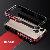 Prabangus aliuminio metalinis rėmas iPhone 15 16 Pro Max 16p buferio dėklas lydinio priedai lengvas mobiliojo telefono buferio išmontavimas iPhone 15 Pro juoda