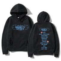 Sabrina Carpenter Short 'N Sweet Tour 2024 Hoodie Unisex Unisex Fashion Hip Hop Pullovers Sweatshirts Winter Casual Fleece Hoodies L