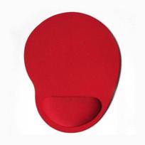 Debesų klaviatūros riešo atrama – atminties putos patogiam rašymui biure ir ant stalo wrist pad raudona
