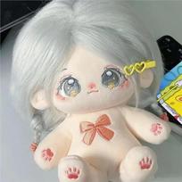 20 cm Tikra Kawaii Idol Doll Pliušas Princesės Lėlės Kimštos figūrėlės Žaislai Medvilniniai Kūdikių pliušeliai Žaislai Ventiliatoriai Kolekcija Dovanos Skeletonless