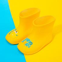 Vaikiški, vandeniui atsparūs animaciniai PVC neslystantys batai su aksominiu pamušalu 18 cm Inner Length (Size 29-30)