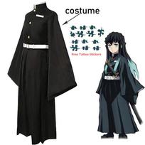Tokitou Muichirou Cosplay kostiumas Anime Demon Slayer Cosplay Kimetsu No Yaiba Kisatsutai Uniformas Perukas Helovino drabužiai 3XL