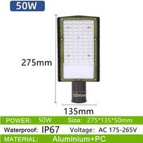 LED Aukštos Kokybės Aliuminio Lauko Gatvės Šviestuvas 6000K Sieninis Apšvietimas Gatvės Sodo Sieniniai Šviestuvai IP67 Atsparus Vandeniui 50W 100W 150W AC175-265V 50W