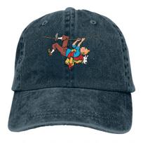 Kuifje Virvės Laipiojimo Beisbolo Kepuraitė Vyrams Gaston Lagaffe Anime Kepuraitės spalvos Moterys Vasarinės Snapback Kepuraitės Adjustable tamsiai mėlyna spalva
