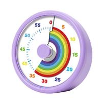 Easily Operated Visual Learning Timer Great Addition to For Classrooms violetinė