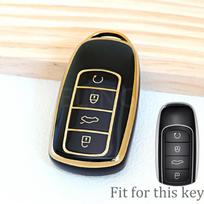 4 mygtukai Chery Omoda 5 C5 Tigo 7 8 Pro Max Tigo 7 8 Plus Arrizo 5 Plus raktų pakabukas automobilio raktų priedai laikiklis rakto dangtelis dėklas