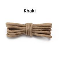 Klasikiniai apvalūs batraiščiai sportbačiams, batai, žygio batai, batraištis, Oksfordo batų raišteliai moteriai, vyrui 90cm/120cm/150cm Batraiščiai 90cm chaki