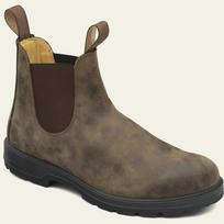 Retro odiniai ankle boots vyriški Chelsea batai Laisvalaikio platforminiai batai Vyrui Pavasaris Žiema Įsispiriami Poroms Batai Rankų darbo Didelio Dydžio 47 ruda