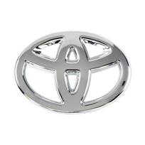 65X47MM Automobilio Vairo Centro Emblemos Logotipo Lipdukas Toyota Corolla Yaris Aygo Prius RAV4 Crown CHR Camry Auris Verso sidabras