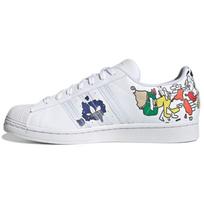 Adidas Superstar Balti Komiksų Unisex Sportbačiai Debesėlio Baltumo Pagrindinės Juodos Spalvos GW5782 36