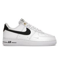 Nike Air Force 1 07 LV8 40th Anniversary - White Black Men Sneakers Metallic-Gold DQ7658-100 42