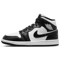 Air Jordan 1 Mid Panda Moteriški sportbačiai Juodi Balti DV0991-101 40.5 gray