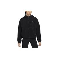 Nike Therma-FIT One Vienspalvis Hoodie Su Užtrauktuku Moteriški Viršutiniai Drabužiai Juodas FB5639-010 M