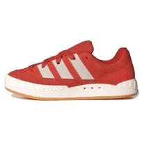 Adidas Adimatic Preloved raudoni unisex sportbačiai su baltomis ir oranžinėmis spalvomis IF8796 36