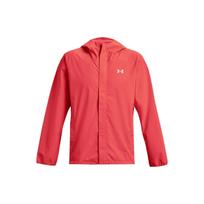 Under Armour Stormproof Cloudstrike Tamprus Striukė Su Vienspalviu Logotipo Spaudiniu Ir Užtraukiama Gobtuvu Vyriškos Striukės 1376066-628 L red