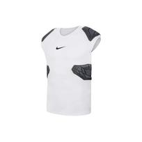 Nike Logotipo Mozaikos Apsauginis Skydelis Patogi Apvali Kaklo Liemenė Vyriški Viršutiniai Drabužiai Baltas AQ2733-100 2XL
