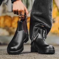 Madingi Unisex Madingi Chelsea Aulinukai Kvėpuojantys Įslystami Batai Poroms Debesies Komfortas Elastingas Dizainas Atsitiktiniai Motociklininkų Batai 35 kupranugaris